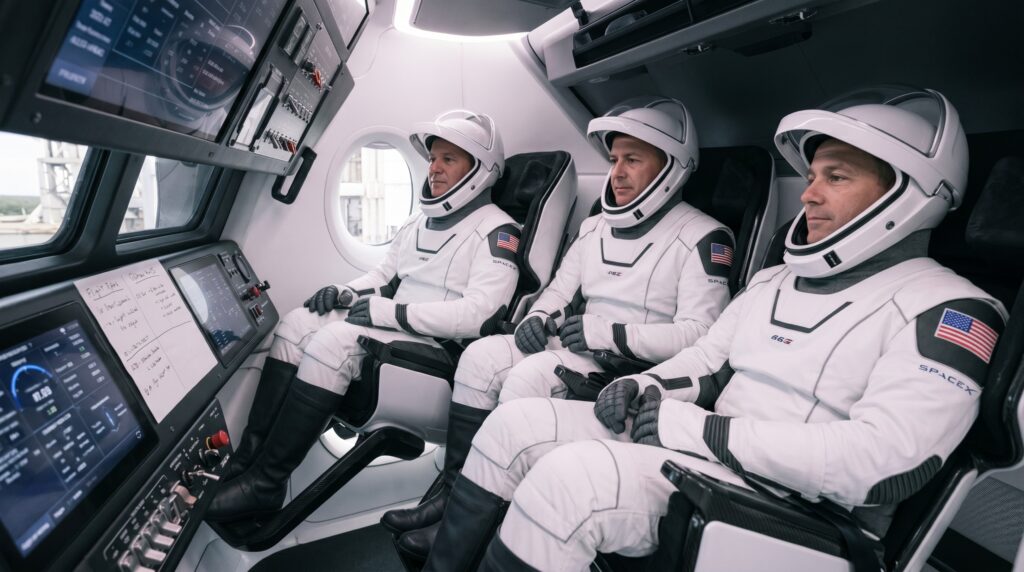 Astronaut Crew Ready for Launch Day Mission