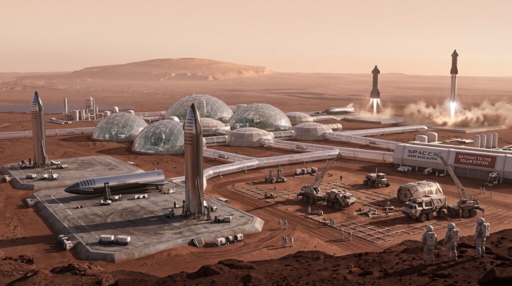 Building Humanity’s First City on Mars